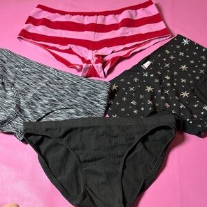 Striped Pink and Red
